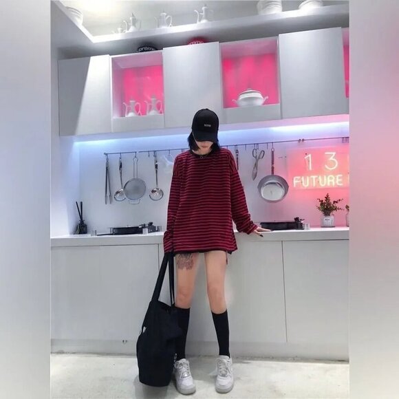 LANEUS viscose cashmere blend top XL - Picture 9 of 10